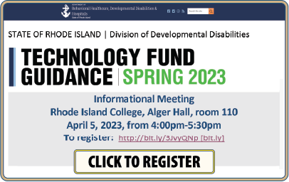 CLICK HERE to register for the Technology Fund information session at Rhode Island College on Wednesday, April 5th
